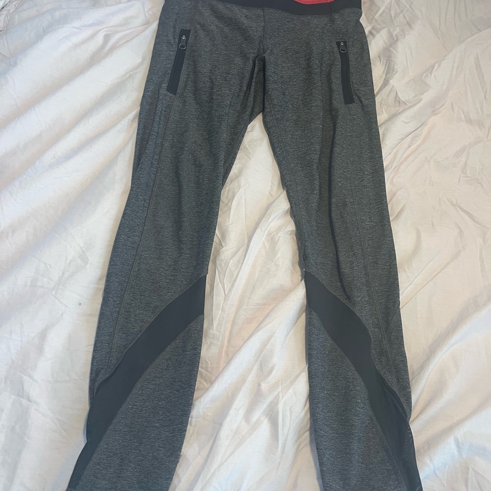 Gray and Black Athletic Pants